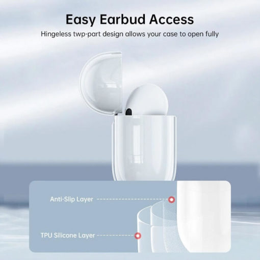 Vỏ ốp lưng Silicone bảo vệ tai nghe Airpods dễ sử dụng