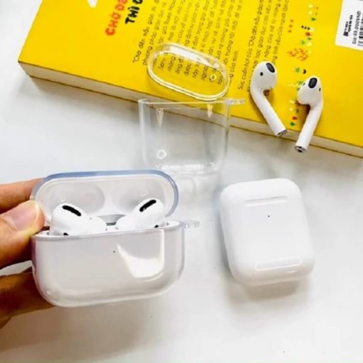 Vỏ ốp lưng Silicone bảo vệ tai nghe Airpods trong suốt đẹp