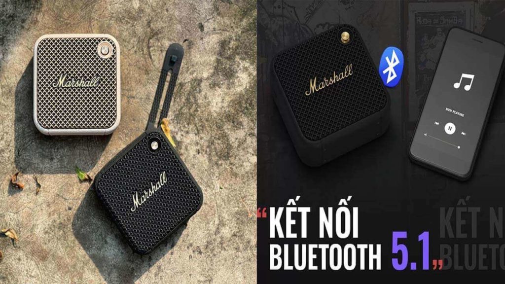 Loa Bluetooth Mini Bass đỉnh cao Marshall Willen Rep 1 1 âm thanh không gian