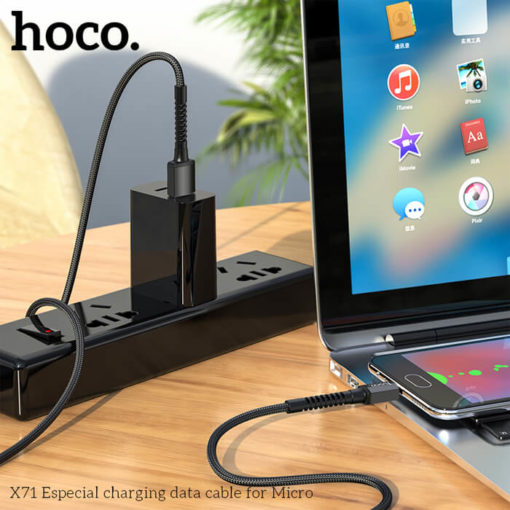 Bảo hành Cáp sạc nhanh điện thoại HOCO X71 2.4A USB ra Typce C Chính Hãng